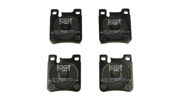 Kit de plaquettes de frein, frein à disque HART 215 908