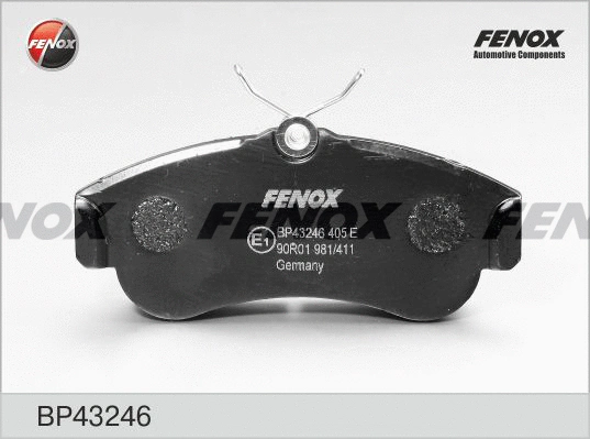 Kit de plaquettes de frein, frein à disque FENOX BP43246