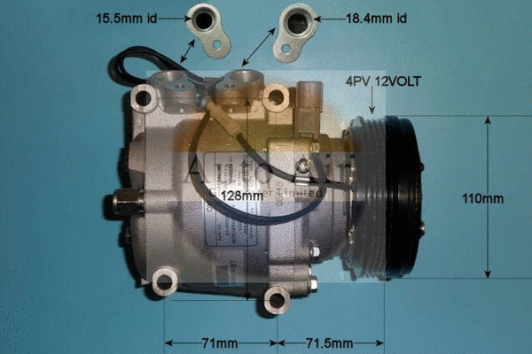 Compresseur, climatisation AUTO AIR GLOUCESTER 14-3570P