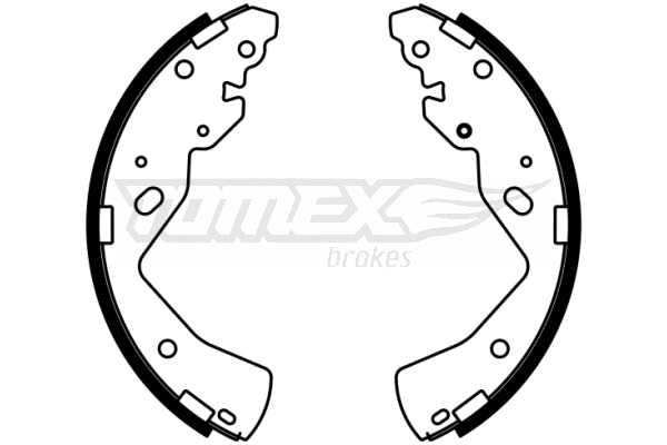 Jeu de mâchoires de frein TOMEX Brakes TX 22-98