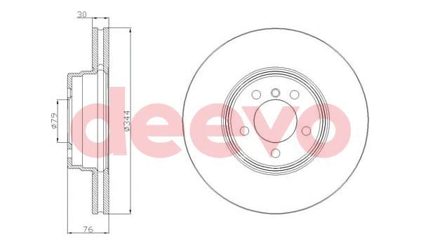Disque de frein DEEVO BD18520
