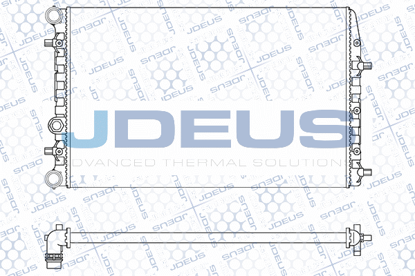 Radiateur, refroidissement du moteur JDEUS M-0250080