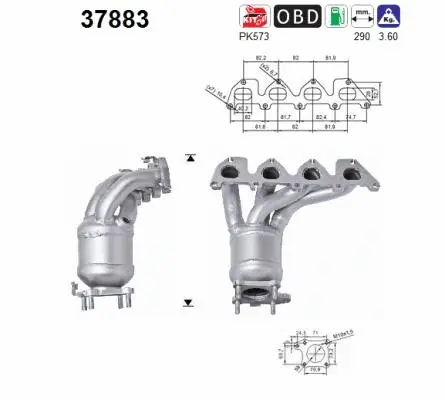 Catalyseur AS 37883