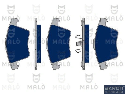 Kit de plaquettes de frein, frein à disque AKRON-MALÒ 1050249