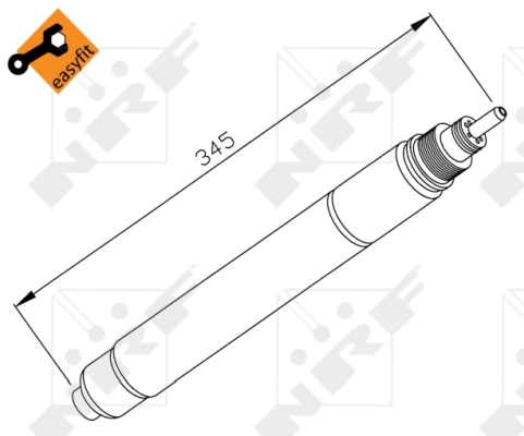 Filtre déshydratant, climatisation NRF 33194