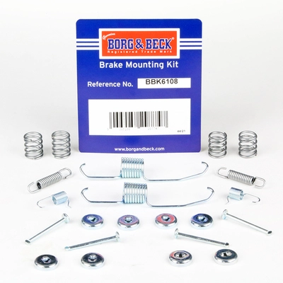 Kit d'accessoires, mâchoire de frein BORG & BECK BBK6108