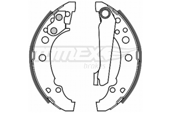 Jeu de mâchoires de frein TOMEX Brakes TX 20-23
