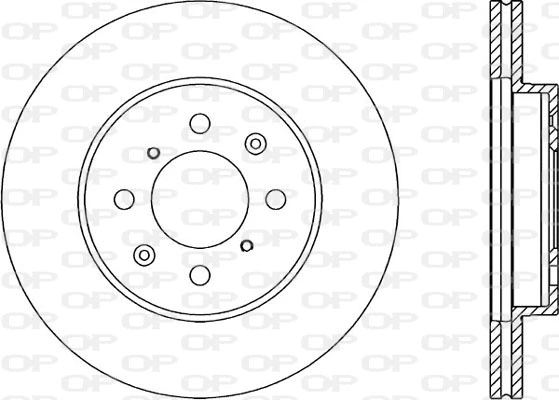 Disque de frein OPEN PARTS BDA1215.20