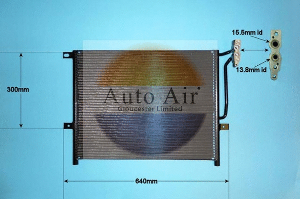 Condenseur, climatisation AUTO AIR GLOUCESTER 16-9660