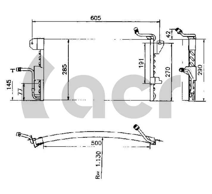 Condenseur, climatisation ACR 300405