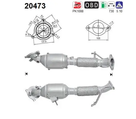 Catalyseur AS 20473