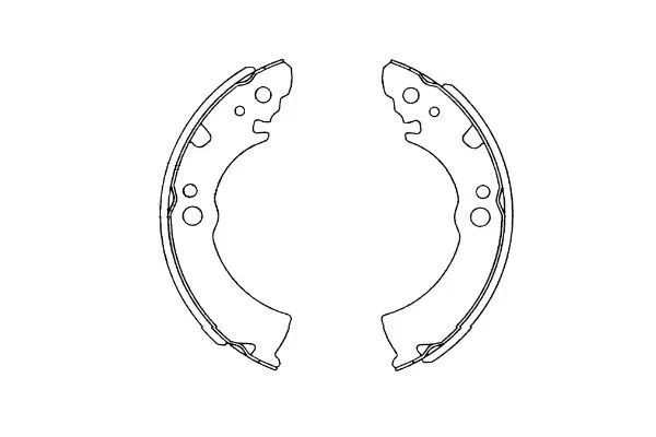Jeu de mâchoires de frein KAVO PARTS KBS-7422