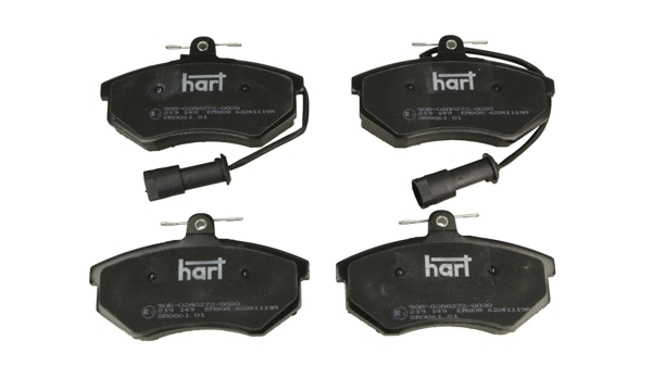 Kit de plaquettes de frein, frein à disque HART 219 149