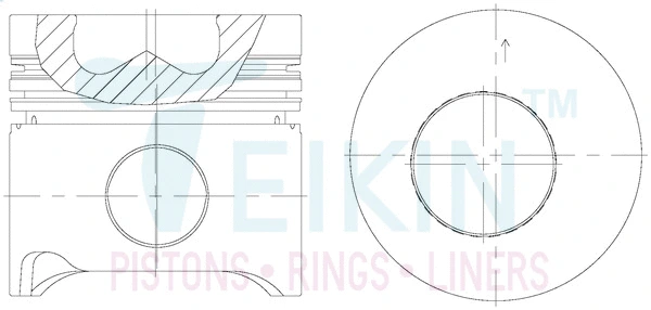 Piston TEIKIN 46668.STD