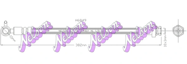Flexible de frein KAWE H6849