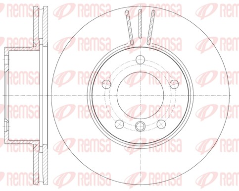 Disque de frein REMSA 6974.10