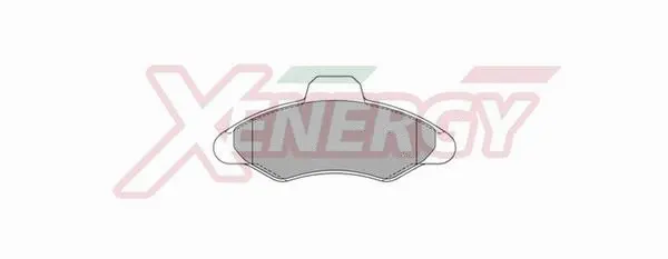 Kit de plaquettes de frein, frein à disque AP XENERGY X40407