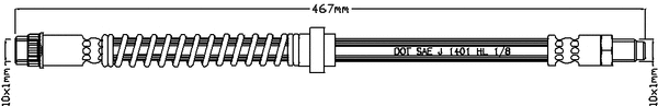 Flexible de frein JURATEK JBH1042