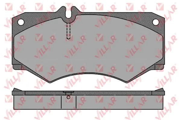 Kit de plaquettes de frein, frein à disque VILLAR 626.0408
