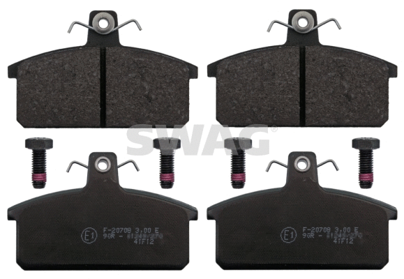 Kit de plaquettes de frein, frein à disque SWAG 72 11 6100