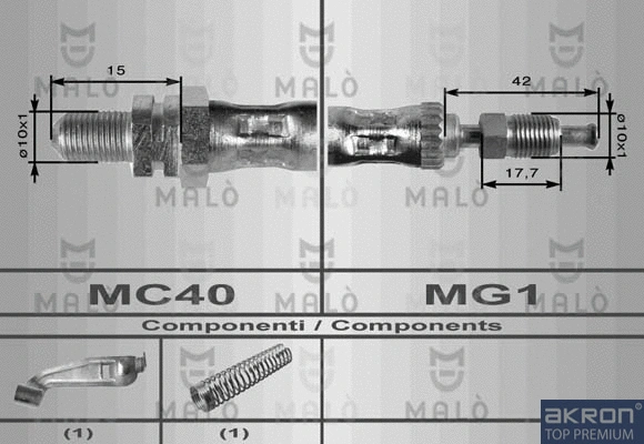Flexible de frein AKRON-MALÒ 8604