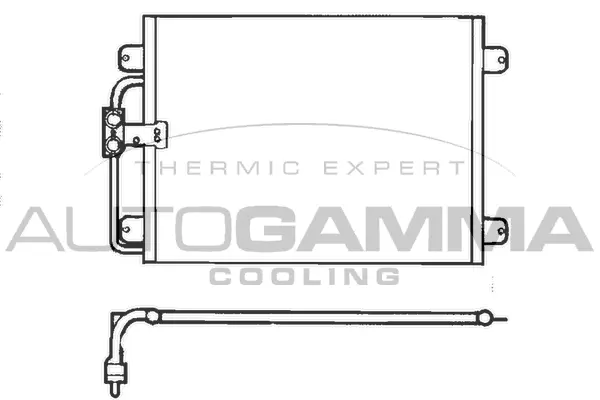 Condenseur, climatisation AUTOGAMMA 101793