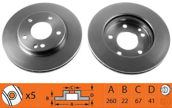 Disque de frein SB BR31110T