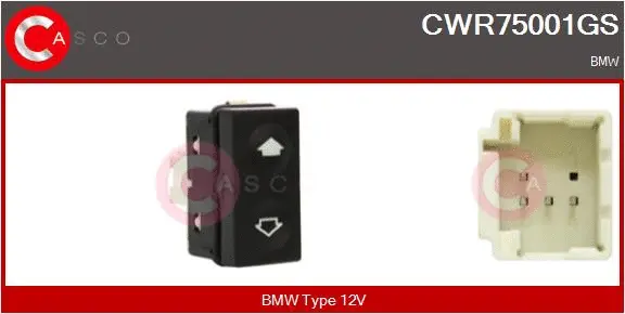 Interrupteur, lève-vitre CASCO CWR75001GS