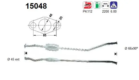 Catalyseur AS 15048