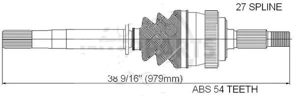 Arbre de transmission ALLMAKES 4720380
