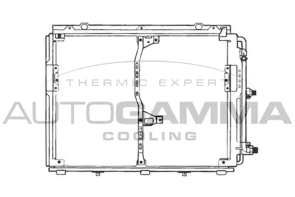 Condenseur, climatisation AUTOGAMMA 101705