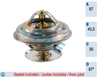 Thermostat, liquide de refroidissement FAE 5305487