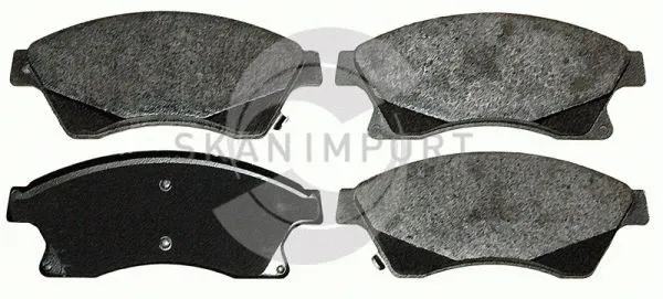 Kit de plaquettes de frein, frein à disque SKANIMPORT BVO 1207