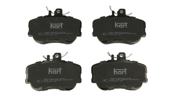 Kit de plaquettes de frein, frein à disque HART 220 190