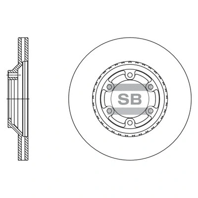 Disque de frein Hi-Q SD1126