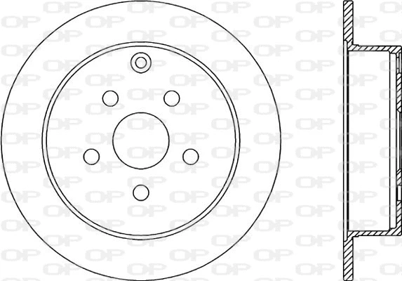 Disque de frein OPEN PARTS BDA2314.10