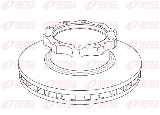 Disque de frein REMSA NCA1042.20