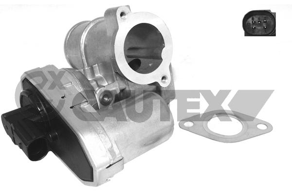 Vanne EGR, commande des gaz d'échappement CAUTEX 757600