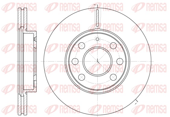 Disque de frein REMSA 6665.10