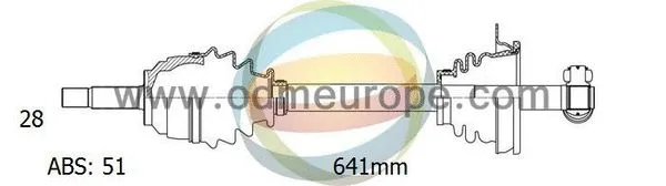 Arbre de transmission 4X4 ESTANFI EST-18-291051