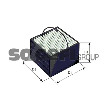 Filtre à carburant SogefiPro FA6132ECO