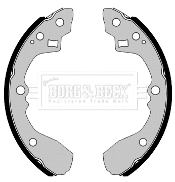 Jeu de mâchoires de frein BORG & BECK BBS6470