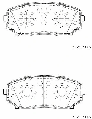 Kit de plaquettes de frein, frein à disque ASIMCO KD3740