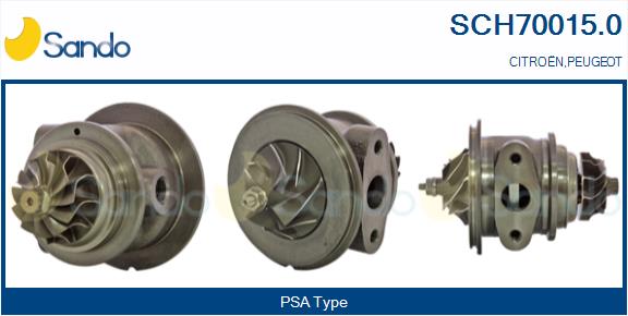 Groupe carter, turbocompresseur SANDO SCH70015.0