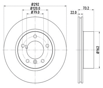 Disque de frein MTR 12108580