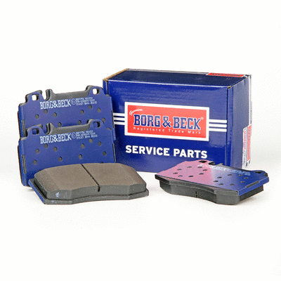 Kit de plaquettes de frein, frein à disque BORG & BECK BBP1756