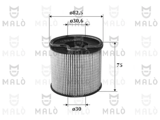 Filtre à carburant AKRON-MALÒ 1520049