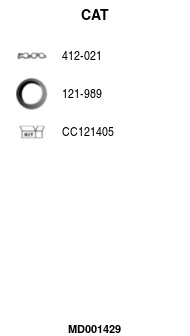 Catalyseur FA1 MD001429