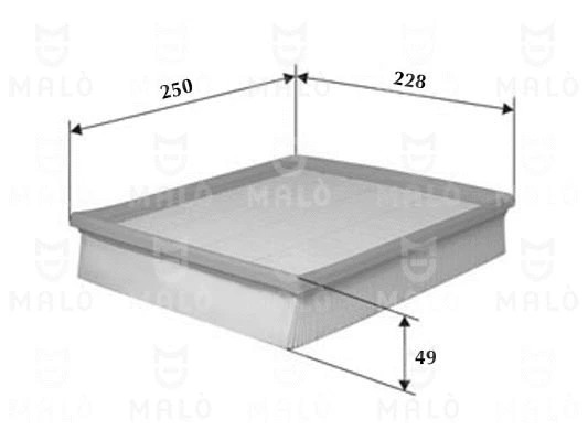 Filtre à air AKRON-MALÒ 1500389