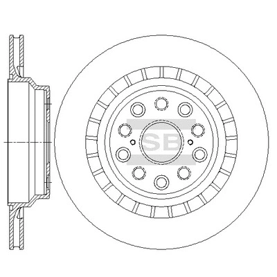 Disque de frein Hi-Q SD4651